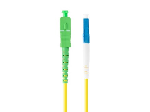 PATCHCORD ŚWIATŁOWODOWY SM LC/UPC-SC/APC SIMPLEX 3.0MM LSZH G657A1 3M ŻÓŁTY LANBERG PATCHCORD ŚWIATŁOWODOWY SM LC/UPC-SC/APC SIMPLEX 3.0MM LSZH G657A1 3M ŻÓŁTY LANBERG