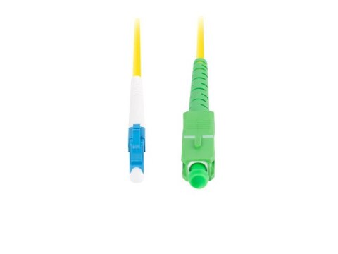 PATCHCORD ŚWIATŁOWODOWY SM LC/UPC-SC/APC SIMPLEX 3.0MM LSZH G657A1 3M ŻÓŁTY LANBERG PATCHCORD ŚWIATŁOWODOWY SM LC/UPC-SC/APC SIMPLEX 3.0MM LSZH G657A1 3M ŻÓŁTY LANBERG