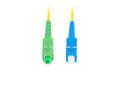 PATCHCORD ŚWIATŁOWODOWY SM SC/APC-SC/UPC SIMPLEX 3.0MM LSZH G657A1 1M ŻÓŁTY LANBERG PATCHCORD ŚWIATŁOWODOWY SM SC/APC-SC/UPC SIMPLEX 3.0MM LSZH G657A1 1M ŻÓŁTY LANBERG