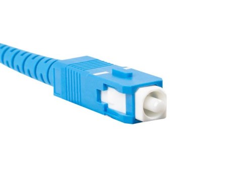 PATCHCORD ŚWIATŁOWODOWY SM SC/UPC-SC/UPC SIMPLEX 3.0MM LSZH G657A1 10M ŻÓŁTY LANBERG