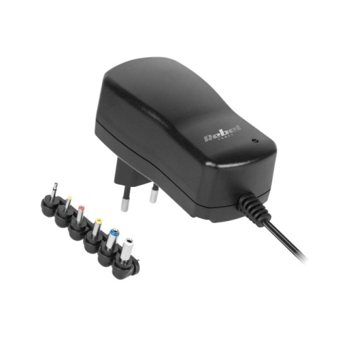 Rebel Zasilacz regulowany uniwersalny 12V 2250mA Rebel Zasilacz regulowany uniwersalny 12V 2250mA
