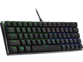 KLAWIATURA DLA GRACZY COOLER MASTER SK620 PODŚWIETLENIE RGB MECHANICZNA LOW PROFILE SWITCH RED