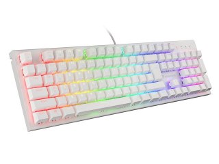 KLAWIATURA DLA GRACZY GENESIS THOR 303 WHITE US PODŚWIETLENIE RGB MECHANICZNA BROWN SWITCH