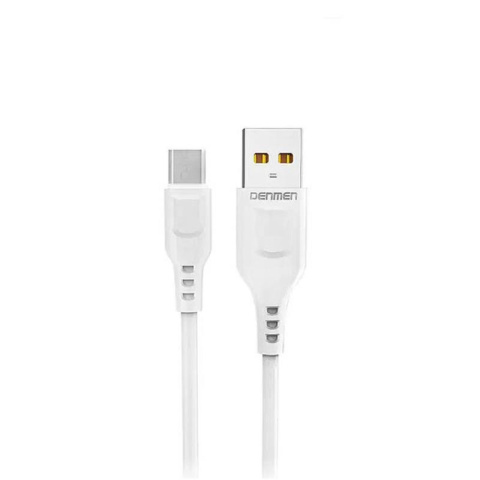 Denmen DC01V Ładowarka + przewód microUSB 1m biały