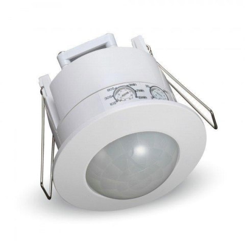 Czujnik Ruchu Sufitowy 360st Wpuszczany Okrągły Biały V-TAC VT-8029 Czujnik Ruchu Sufitowy 360st Wpuszczany Okrągły Biały V-TAC VT-8029