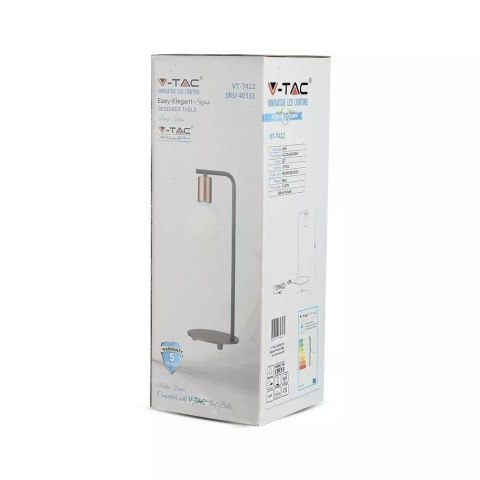 Lampka V-TAC E27 Brązowa/Miedziana 150x420mm VT-7412 5 Lat Gwarancji Lampka V-TAC E27 Brązowa/Miedziana 150x420mm VT-7412 5 Lat Gwarancji