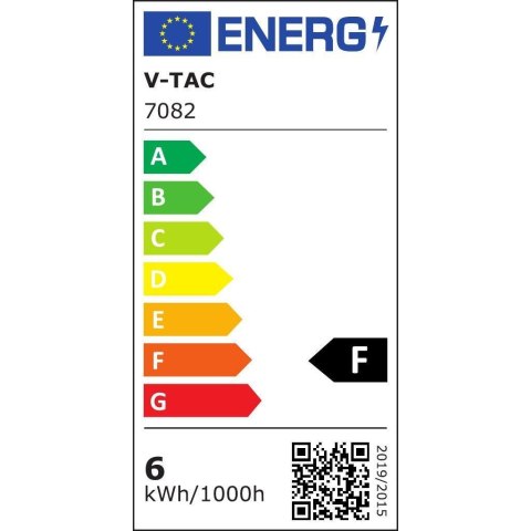 Oprawa Ścienna 6W V-TAC Góra Dół Regulowana Biały Okrągły IP65 Bridgelux VT-756 3000K 660lm