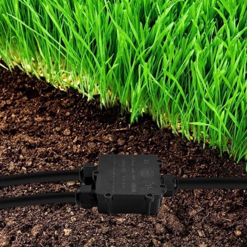 Puszka Złączka Mufa Hermetyczna 4x5Pin Czarna Trójnik 0.5-2,5mm2 Średnica przewodu 8-12mm IP68 V-TAC VT-870 Puszka Złączka Mufa Hermetyczna 4x5Pin Czarna Trójnik 0.5-2,5mm2 Średnica przewodu 8-12mm IP68 V-TAC VT-870