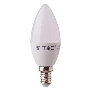 Żarówka LED V-TAC 5.5W E14 C37 Świeczka CRI95+ VT-2226 6400K 470lm