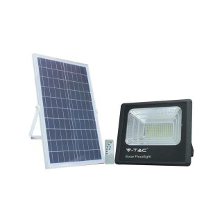 Projektor LED Solarny V-TAC 35W Czarny IP65, Pilot, Timer VT-100W 4000K 2450lm