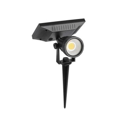 Oprawa Gruntowa Ogrodowa Wbijana LED V-TAC Solarna 2W IP65 VT-952 6400K 40lm 3 Lata Gwarancji