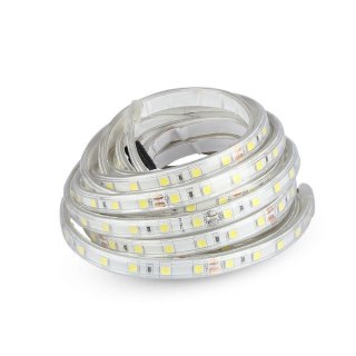 Taśma LED V-TAC SMD5050 300LED 24V IP65 RĘKAW 10W/m VT-5050 60-IP65 3000K 830lm