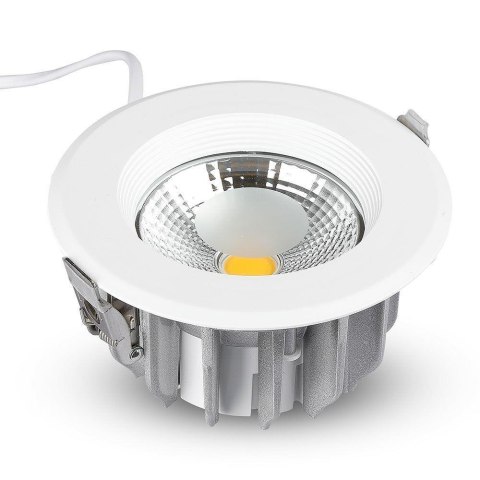 Oprawa 10W LED V-TAC COB Downlight Okrągły 120Lm/W VT-26101 6000K 1200lm