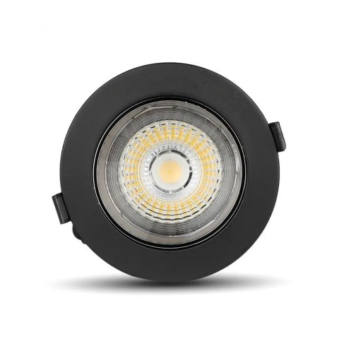 Oprawa Downlight V-TAC SAMSUNG CHIP 10W Czarna Uchylna VT-2-13 4000K 950lm 5 Lat Gwarancji