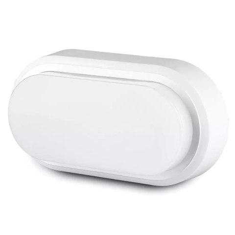Oprawa Owalna V-TAC Plafon 8W (Kanałowa) Biała IP54 VT-8038-W 3000K 560lm Oprawa Owalna V-TAC Plafon 8W (Kanałowa) Biała IP54 VT-8038-W 3000K 560lm