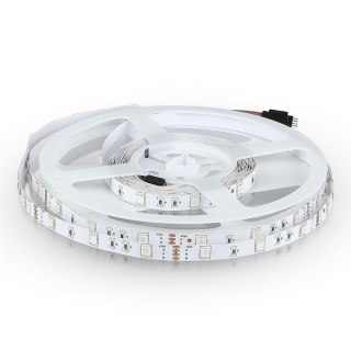 Taśma LED V-TAC SMD5050 150LED IP20 4,8W/m VT-5050 RGB 500lm