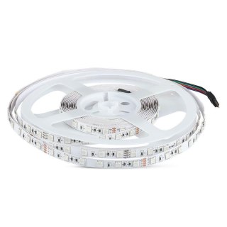 Taśma LED V-TAC SMD5050 300LED 24V IP20 5mb 9W/m VT-5050 RGB 1000lm