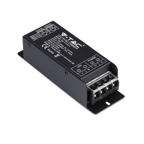 Sterownik Taśm LED Jednokolorowy Radiowy 12V/24V 300W/600W 25A RJ45 V-TAC VT-2414