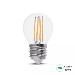 Żarówka LED V-TAC 6W Filament E27 Kulka G45 VT-2386 2700K 800lm