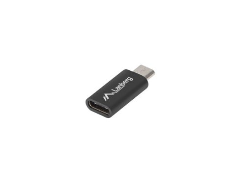 ADAPTER USB-C(F) 2.0->USB MICRO(M) CZARNY LANBERG ADAPTER USB-C(F) 2.0->USB MICRO(M) CZARNY LANBERG