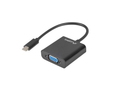 ADAPTER USB-C(M) 3.1->VGA(F) NA KABLU 15CM CZARNY LANBERG ADAPTER USB-C(M) 3.1->VGA(F) NA KABLU 15CM CZARNY LANBERG