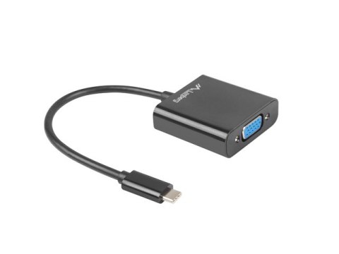 ADAPTER USB-C(M) 3.1->VGA(F) NA KABLU 15CM CZARNY LANBERG ADAPTER USB-C(M) 3.1->VGA(F) NA KABLU 15CM CZARNY LANBERG