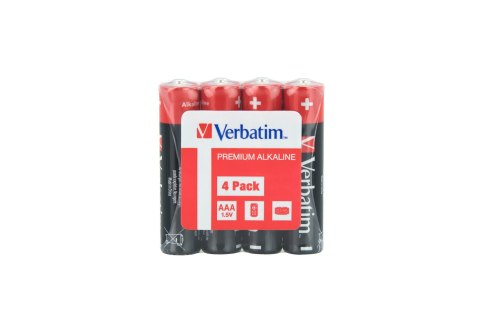 BATERIA VERBATIM ALKALICZNA LR3 AAA (4 SZT FOLIA)