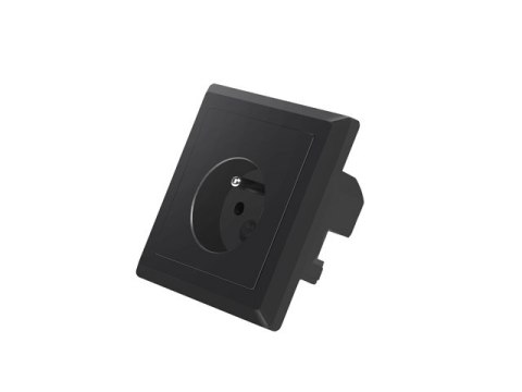 GNIAZDO PODTYNKOWE 230V POJEDYNCZE + 2X USB 2.1A FRENCH CZARNE LANBERG GNIAZDO PODTYNKOWE 230V POJEDYNCZE + 2X USB 2.1A FRENCH CZARNE LANBERG