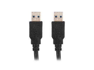 KABEL USB-A M/M 3.0 1.0M CZARNY LANBERG