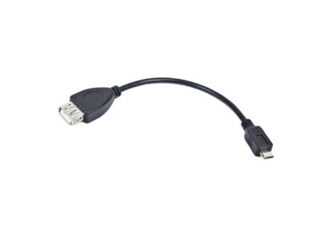 KABEL USB MICRO(M)->USB-A(F) 2.0 0.15M OTG CZARNY NATEC EXTREME MEDIA (BLISTER)