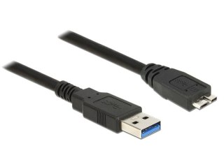 KABEL USB MICRO(M)->USB-A(M) 3.0 1.5M CZARNY DELOCK