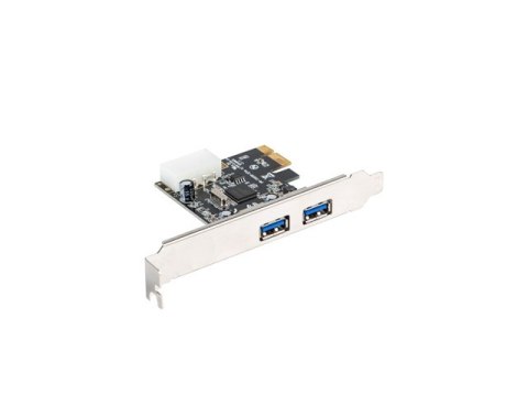 KARTA PCI EXPRESS X1->2X USB-A 3.1 GEN1 LANBERG ŚLEDŹ LOW PROFILE KARTA PCI EXPRESS X1->2X USB-A 3.1 GEN1 LANBERG ŚLEDŹ LOW PROFILE