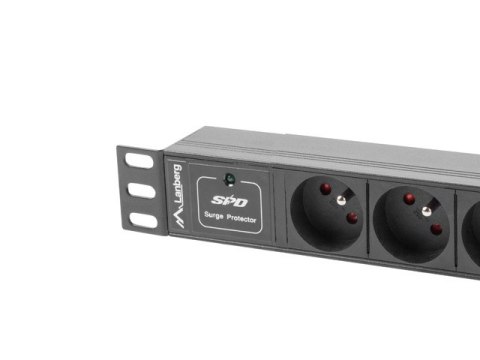 LISTWA ZASILAJĄCA RACK PDU 10" LANBERG 1U 10A 2M 3X 230V PL CZARNA C14 LISTWA ZASILAJĄCA RACK PDU 10" LANBERG 1U 10A 2M 3X 230V PL CZARNA C14