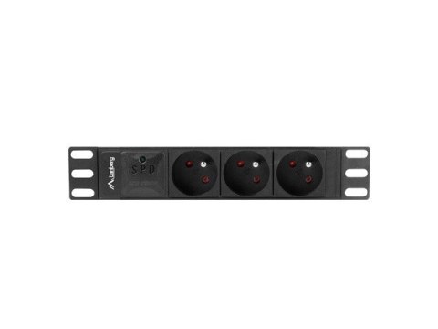 LISTWA ZASILAJĄCA RACK PDU 10" LANBERG 1U 16A 2M 3X 230V PL CZARNA LISTWA ZASILAJĄCA RACK PDU 10" LANBERG 1U 16A 2M 3X 230V PL CZARNA