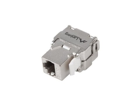 MODUŁ KEYSTONE GNIAZDO BEZNARZĘDZIOWY RJ45->LSA KAT.6A FTP 180° LANBERG MODUŁ KEYSTONE GNIAZDO BEZNARZĘDZIOWY RJ45->LSA KAT.6A FTP 180° LANBERG