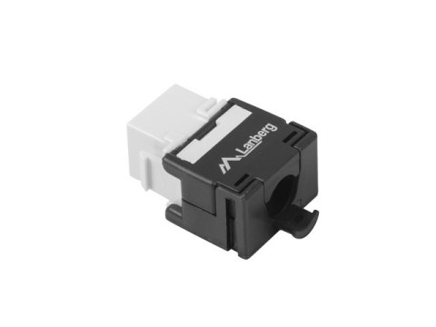 MODUŁ KEYSTONE GNIAZDO BEZNARZĘDZIOWY RJ45->LSA KAT.6A UTP 180° LANBERG MODUŁ KEYSTONE GNIAZDO BEZNARZĘDZIOWY RJ45->LSA KAT.6A UTP 180° LANBERG