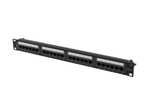 PATCH PANEL 24 PORT 1U 19" KAT.6A CZARNY LANBERG PATCH PANEL 24 PORT 1U 19" KAT.6A CZARNY LANBERG