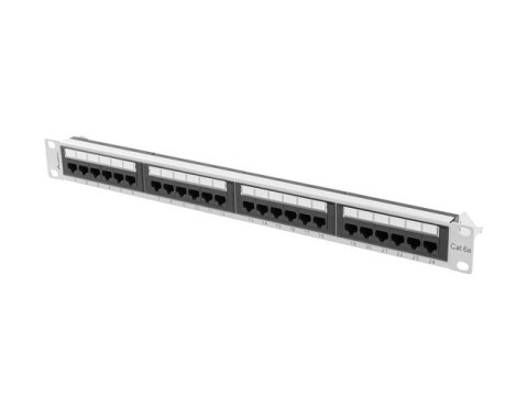 PATCH PANEL 24 PORT 1U 19" KAT.6A SZARY LANBERG PATCH PANEL 24 PORT 1U 19" KAT.6A SZARY LANBERG