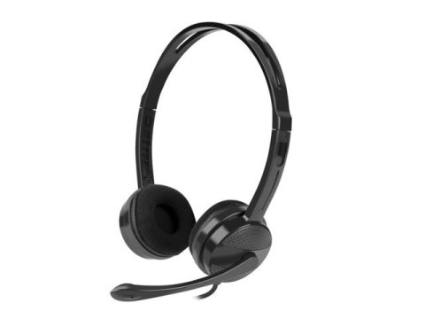 SŁUCHAWKI NAUSZNE STEREO NATEC CANARY GO Z MIKROFONEM I REGULACJĄ GŁOŚNOŚCI CZARNE SŁUCHAWKI NAUSZNE STEREO NATEC CANARY GO Z MIKROFONEM I REGULACJĄ GŁOŚNOŚCI CZARNE