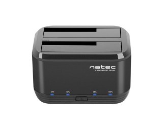 STACJA DOKUJĄCA HDD NATEC KANGAROO DUAL 2.5"/3.5" USB 3.0 + ZASILACZ