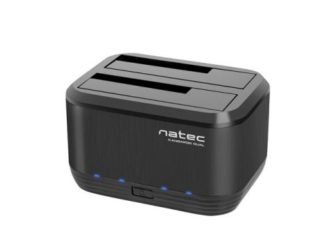 STACJA DOKUJĄCA HDD NATEC KANGAROO DUAL 2.5"/3.5" USB 3.0 + ZASILACZ