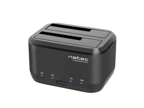 STACJA DOKUJĄCA HDD NATEC KANGAROO DUAL 2.5"/3.5" USB 3.0 + ZASILACZ