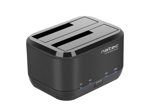 STACJA DOKUJĄCA HDD NATEC KANGAROO DUAL 2.5"/3.5" USB 3.0 + ZASILACZ