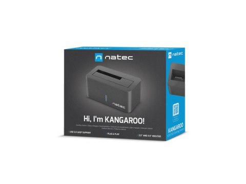 STACJA DOKUJĄCA HDD NATEC KANGAROO SATA 2.5"/3.5" USB 3.0 + ZASILACZ