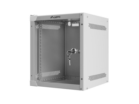 SZAFA INSTALACYJNA RACK WISZĄCA 10" 6U 280X310 SZARA DRZWI SZKLANE LANBERG (FLAT PACK) SZAFA INSTALACYJNA RACK WISZĄCA 10" 6U 280X310 SZARA DRZWI SZKLANE LANBERG (FLAT PACK)