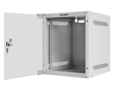 SZAFA INSTALACYJNA RACK WISZĄCA 10" 6U 280X310 SZARA DRZWI SZKLANE LANBERG (FLAT PACK) SZAFA INSTALACYJNA RACK WISZĄCA 10" 6U 280X310 SZARA DRZWI SZKLANE LANBERG (FLAT PACK)