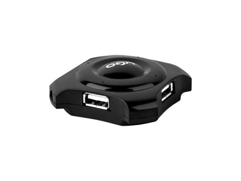 HUB USB 2.0 UGO MAIPO HU50 4-PORTY + PORT DC 3.5 CZARNY HUB USB 2.0 UGO MAIPO HU50 4-PORTY + PORT DC 3.5 CZARNY