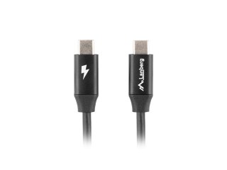 KABEL USB-C M/M 2.0 0.5M CZARNY PREMIUM QC 4.0 PD LANBERG