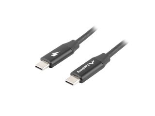 KABEL USB-C M/M 2.0 1.8M CZARNY PREMIUM QC 4.0 PD LANBERG