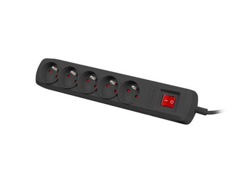 LISTWA ZASILAJĄCA NATEC BERCY 400 3M 5X 230V PL CZARNA LISTWA ZASILAJĄCA NATEC BERCY 400 3M 5X 230V PL CZARNA